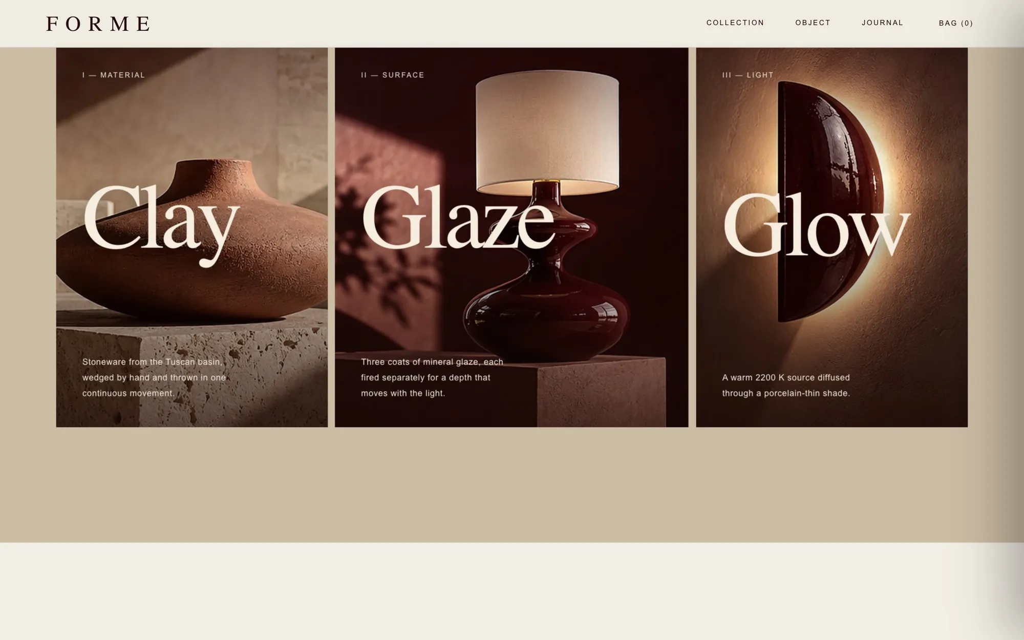 FORME · forme.studio/aurea