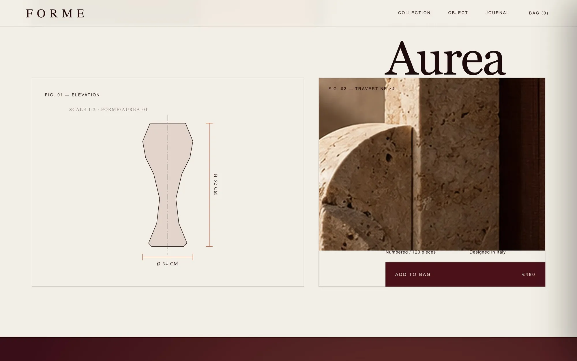 FORME · forme.studio/aurea